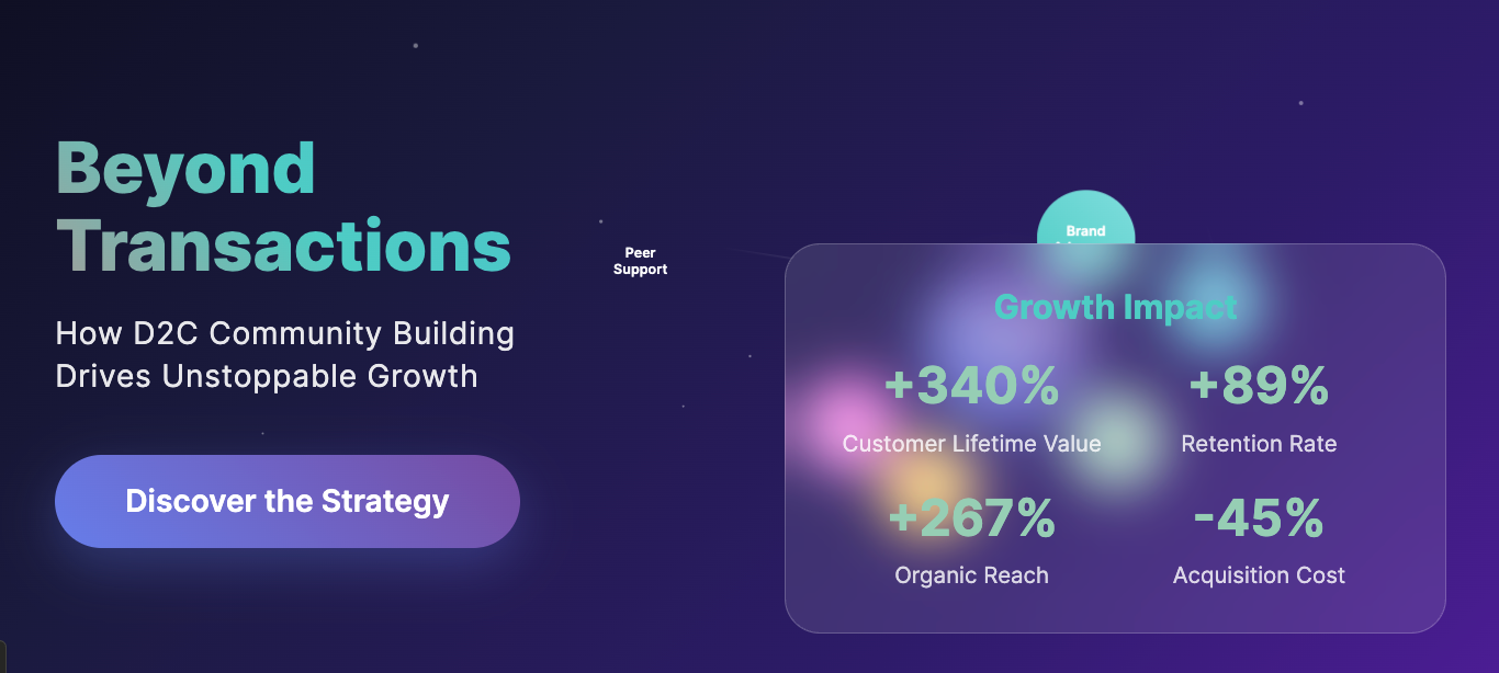 Beyond Transactions: How D2C Community Building Drives Unstoppable Growth