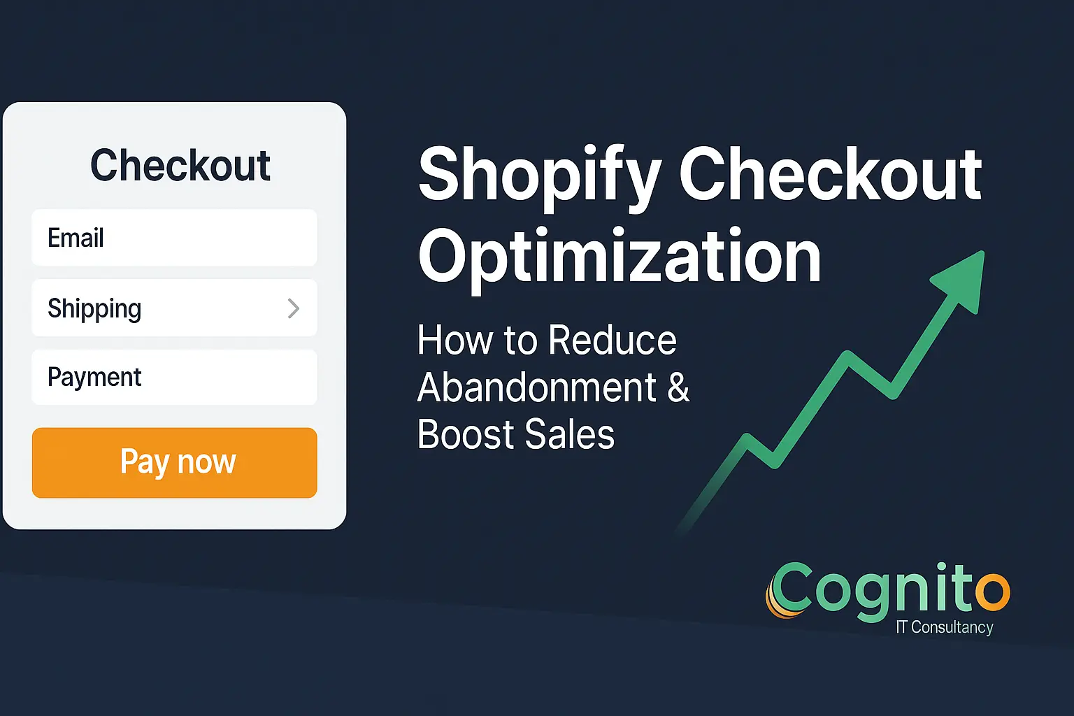 A visual overview of Shopify checkout optimization with a focus on reduced friction and higher conversions.